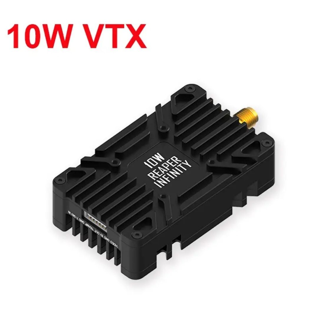Відеопередавач Foxeer 4.9G-6G Reaper Infinity 10W 80CH VTX