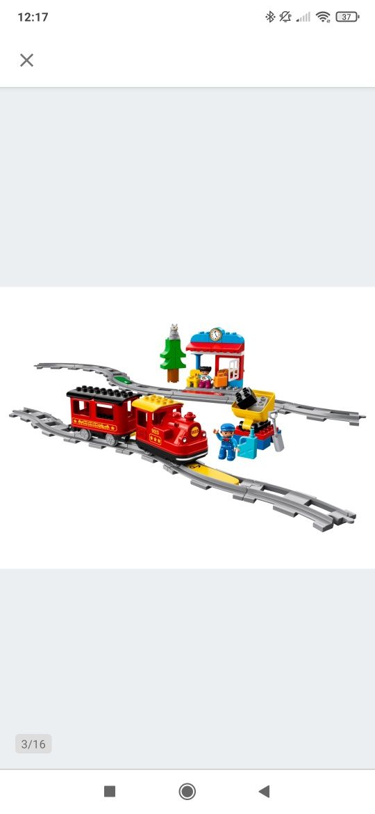 LEGO Duplo 10874 Pociąg parowy + gratis zestaw