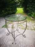 Stolik metaloplastyka retro vintage