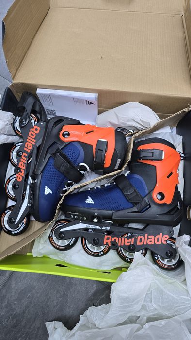 Rolki dzieciece rollerblade microblade 36.5-40.5 nowe regulowane