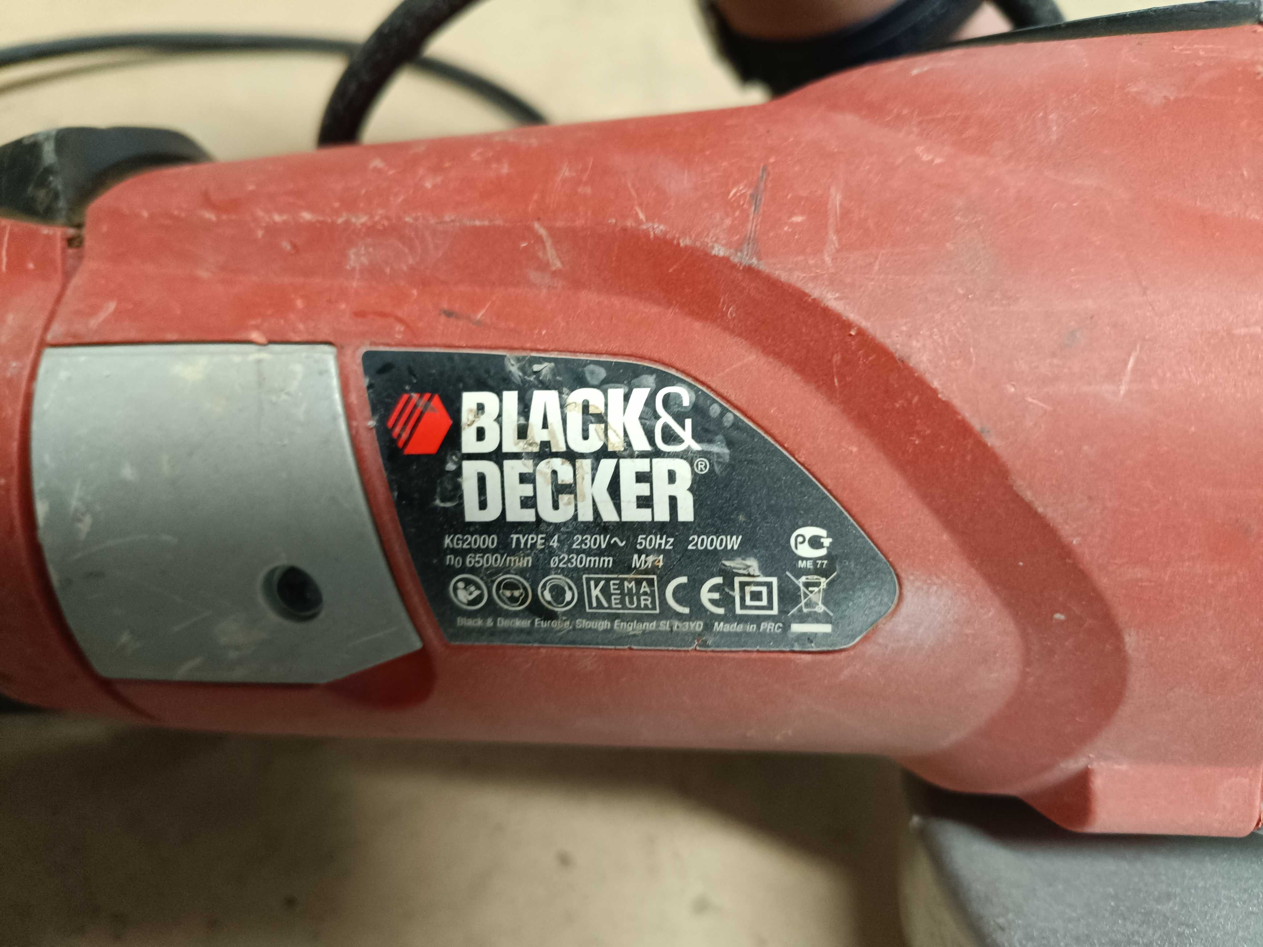 Sprzedam szlifierka Black Decker kątowa 230 mm