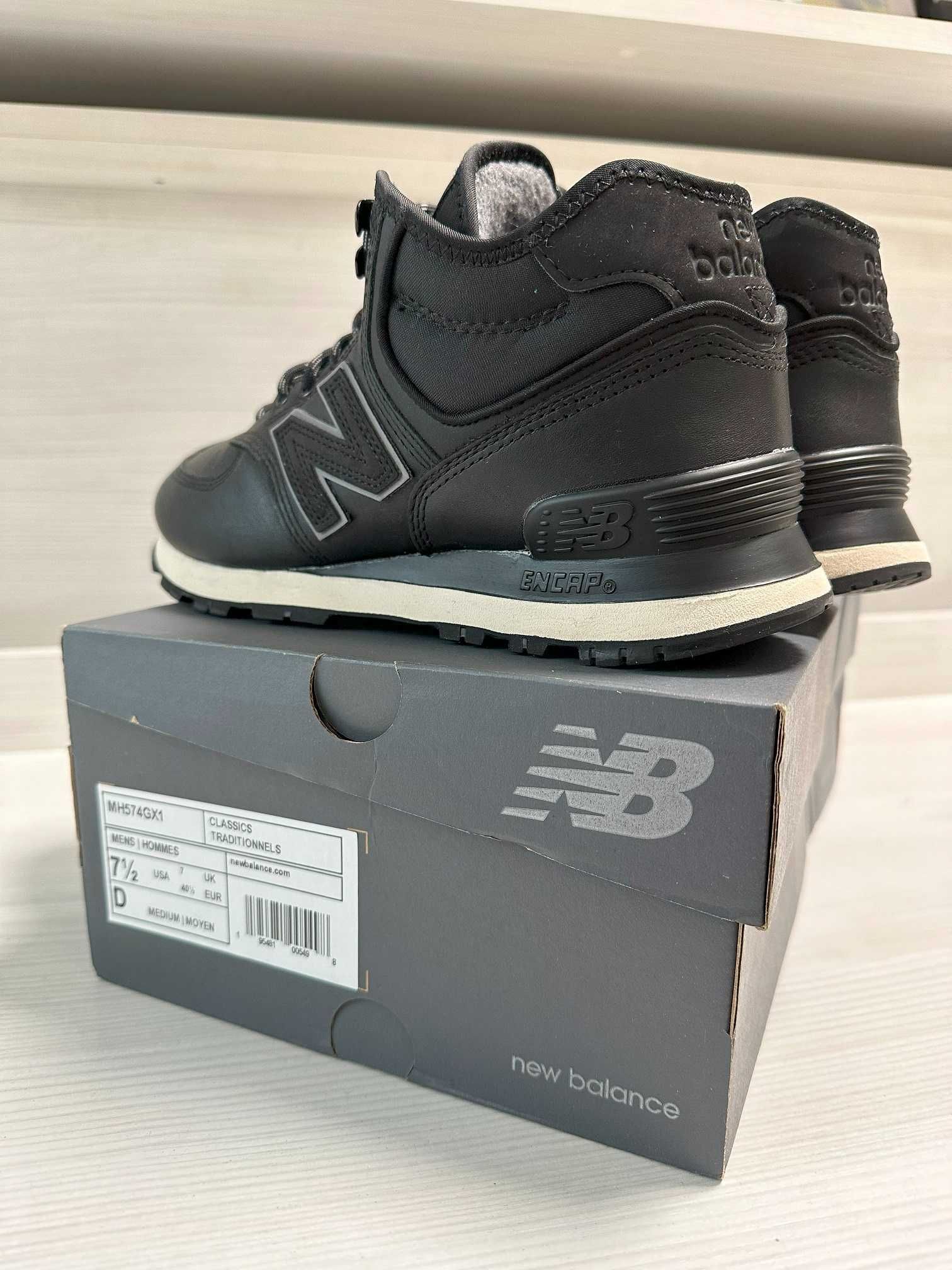 Чоловічі черевики New Balance 574Н MH574GX1 40.5 (7.5) 25.5 см Чорні