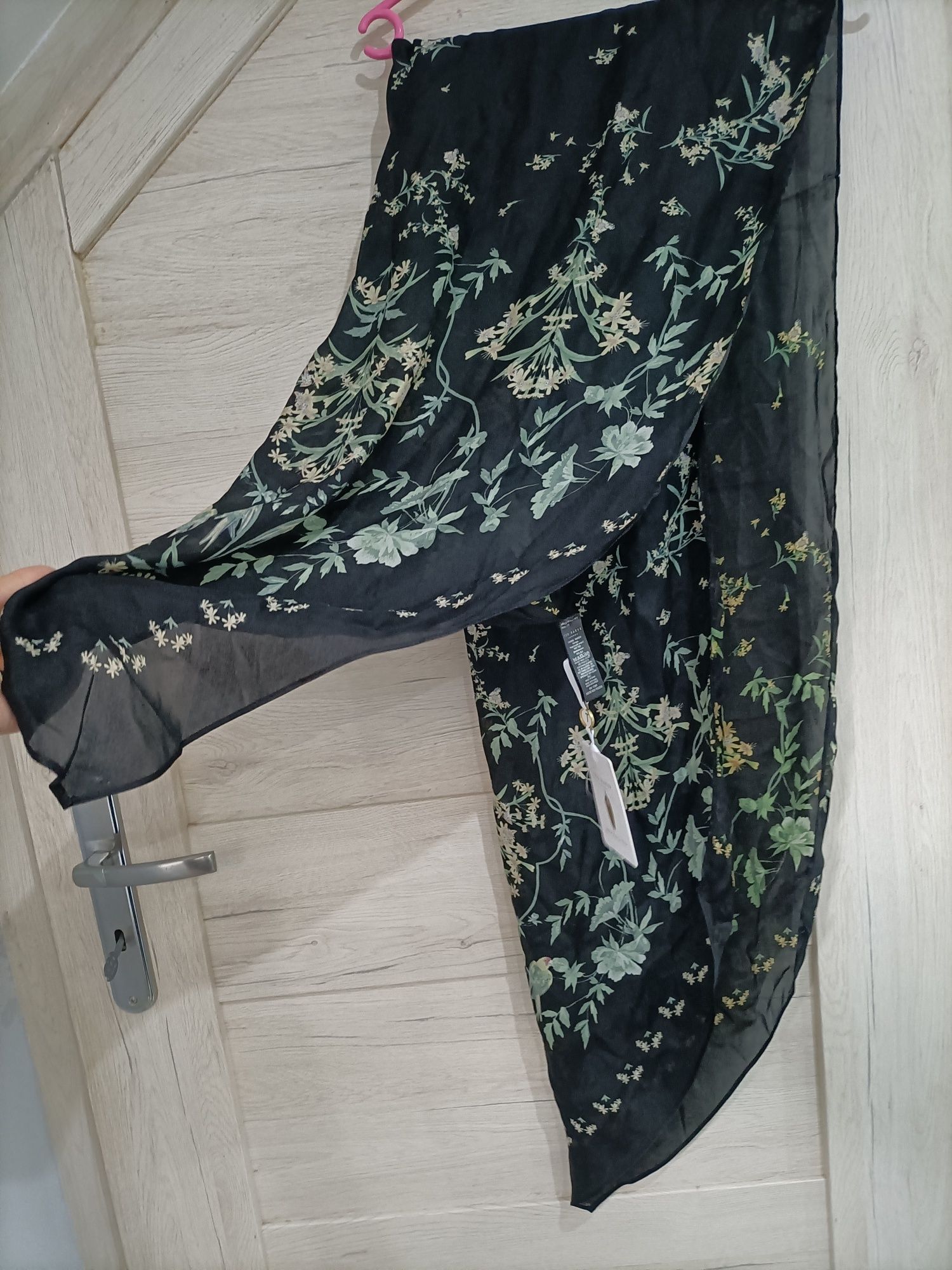 Szal chustka chusta apaszka Ted Baker jedwab