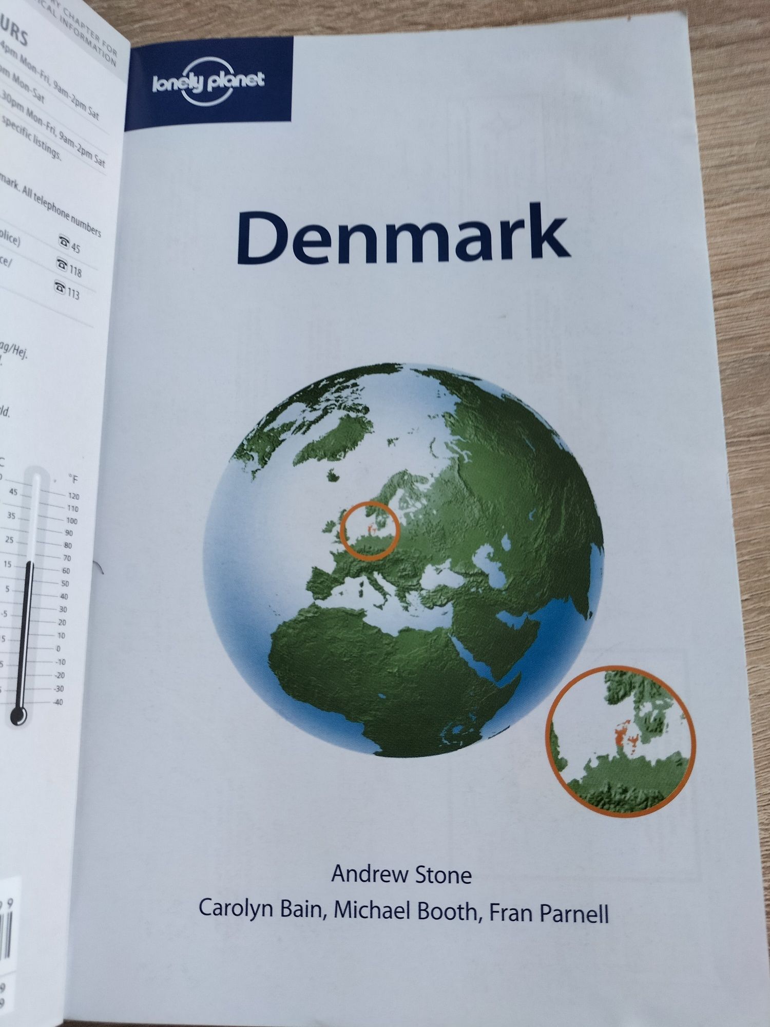 Książka- przewodnik Denmark lonely planet 5 edycja w języku angielskim