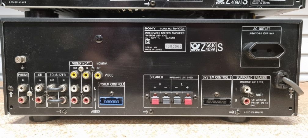 Wzmacniacz tuner SONY LBT-V702