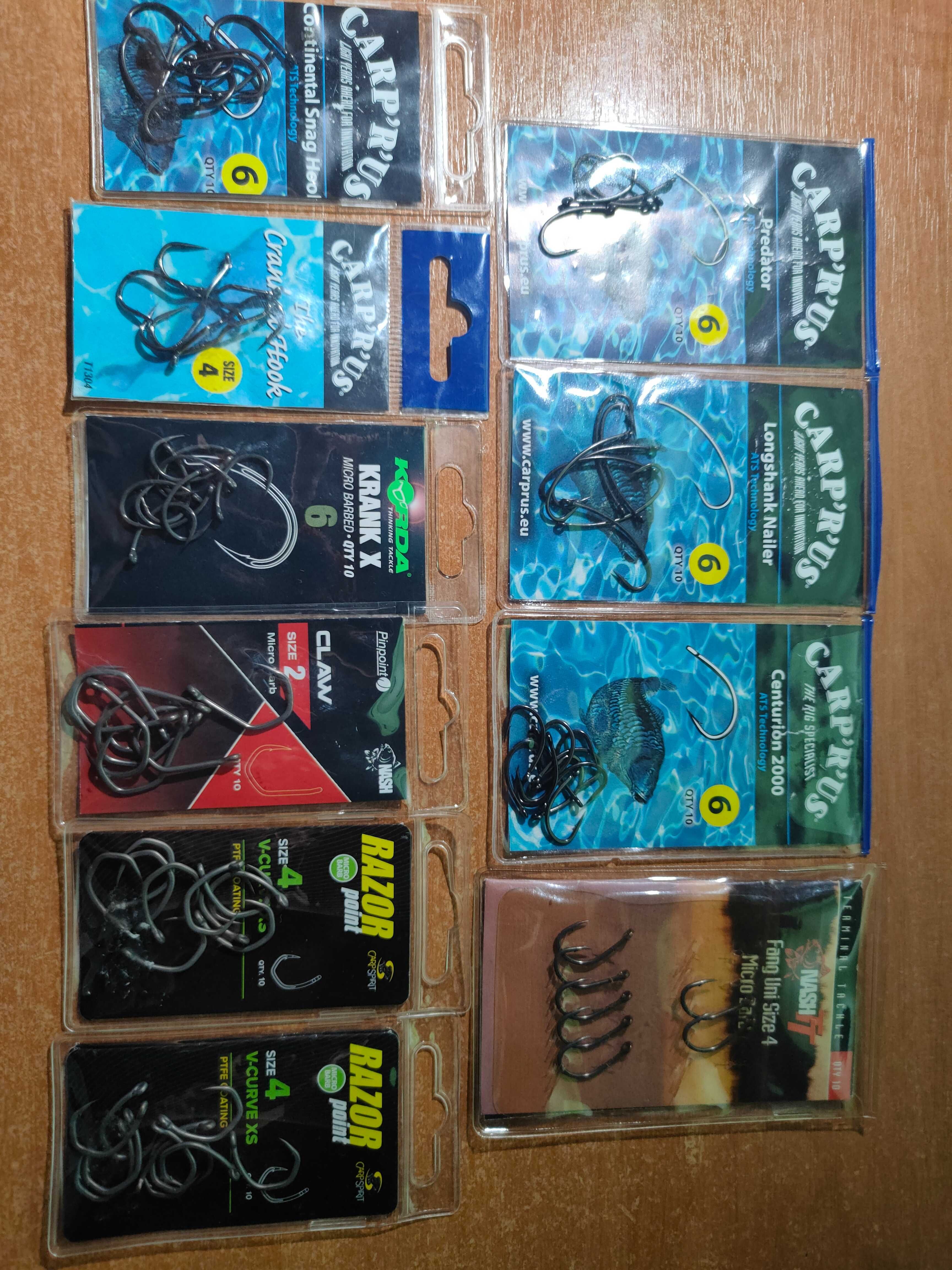 Haki Haczyki karpiowe Carp R Us Carpspirit Korda Nash
