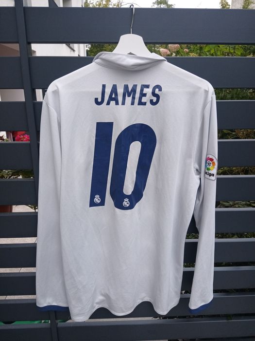 Adidas Real Madryt 10 James koszulka t-shirt z długim rękawem męska