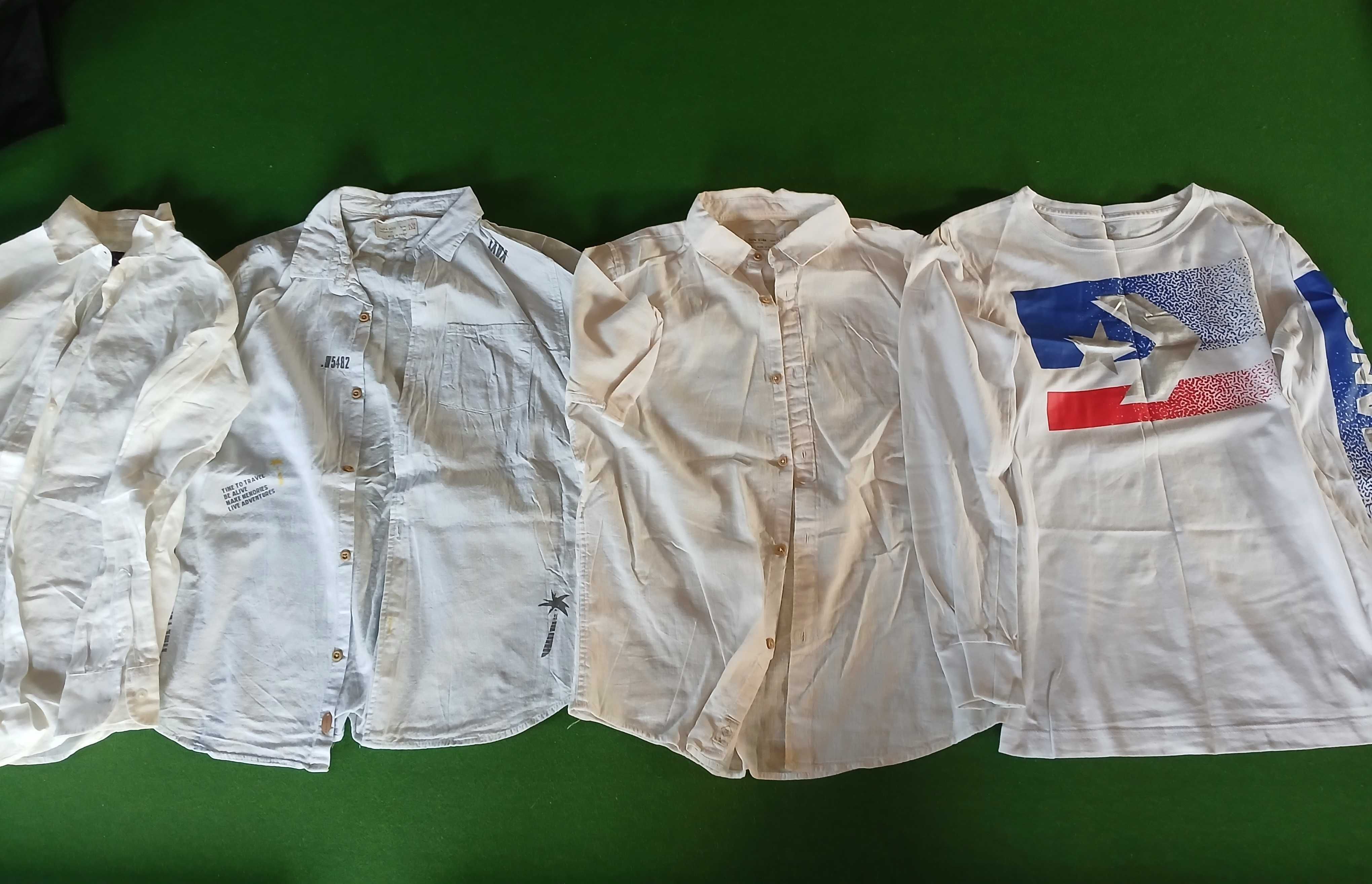 Zestaw koszul chłopiecych ZARA kids + Converse roz. 152 / size 11/12