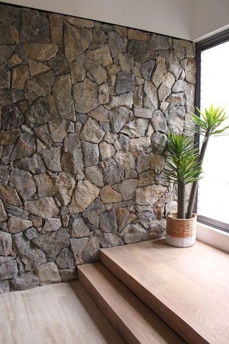 Paredes Interiores em Pedra Natural