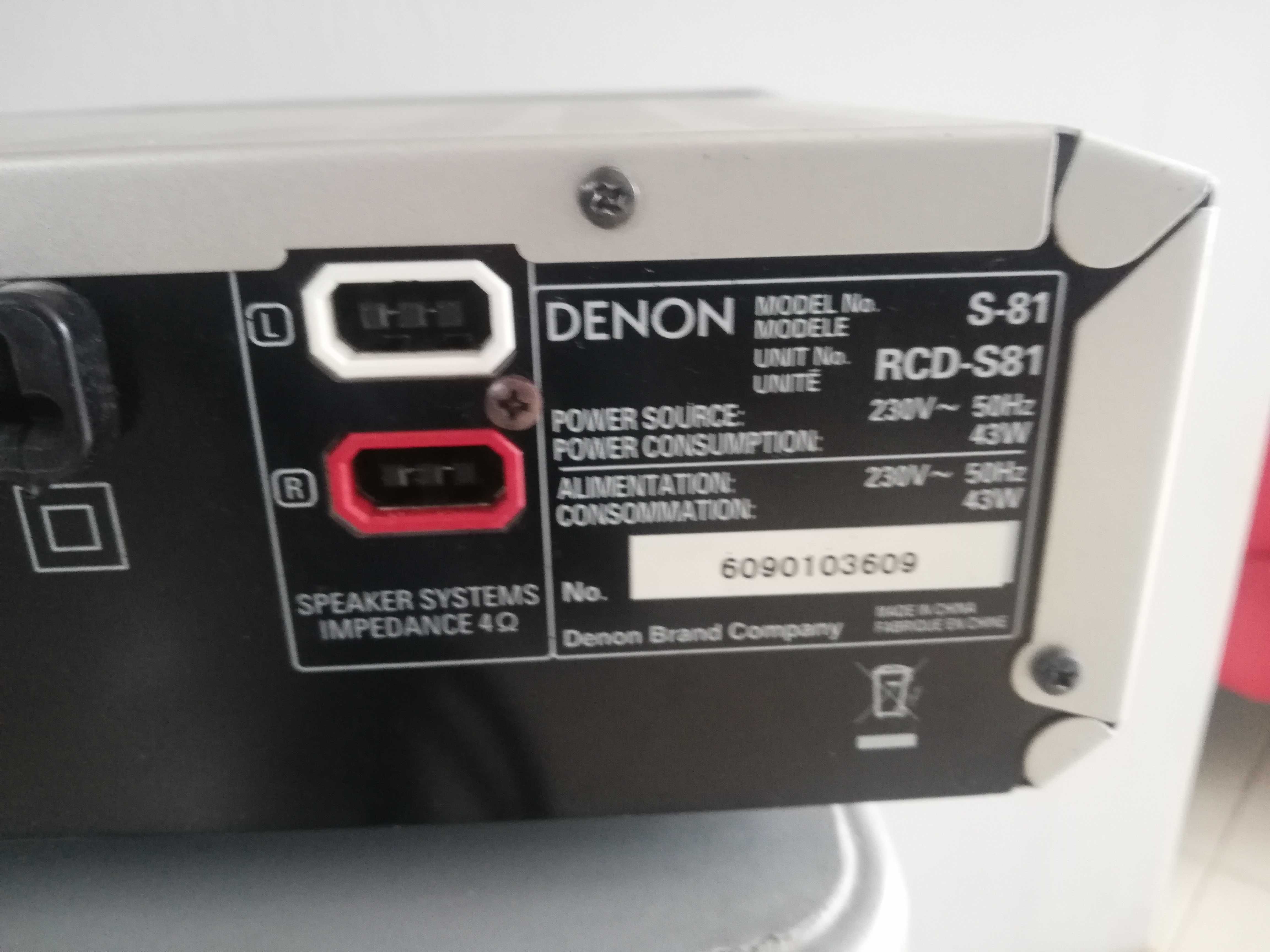 Denon s-81 Radio + Cd-combo 3 w jednym