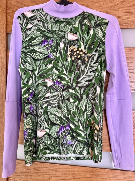 Półgolf Issen z dzianiny bambusowej M Nessi Sage Forest