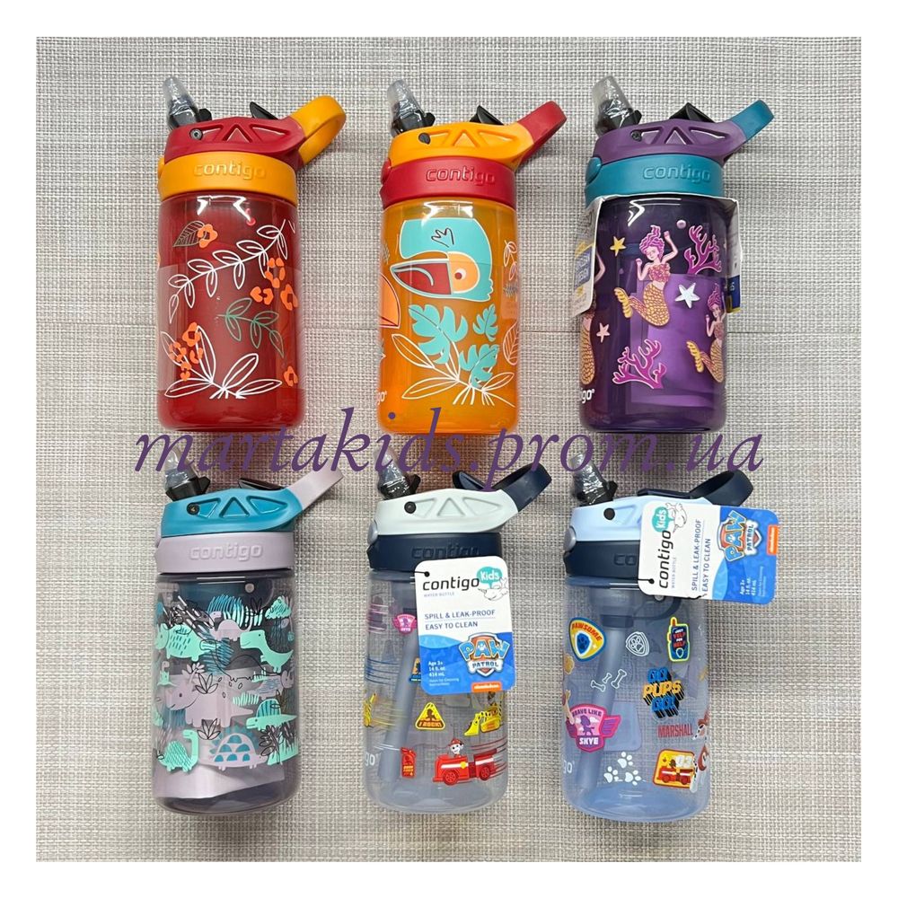 Спортивний дитячий поильник Contigo AUTOSPOUT Kids Water Bottle