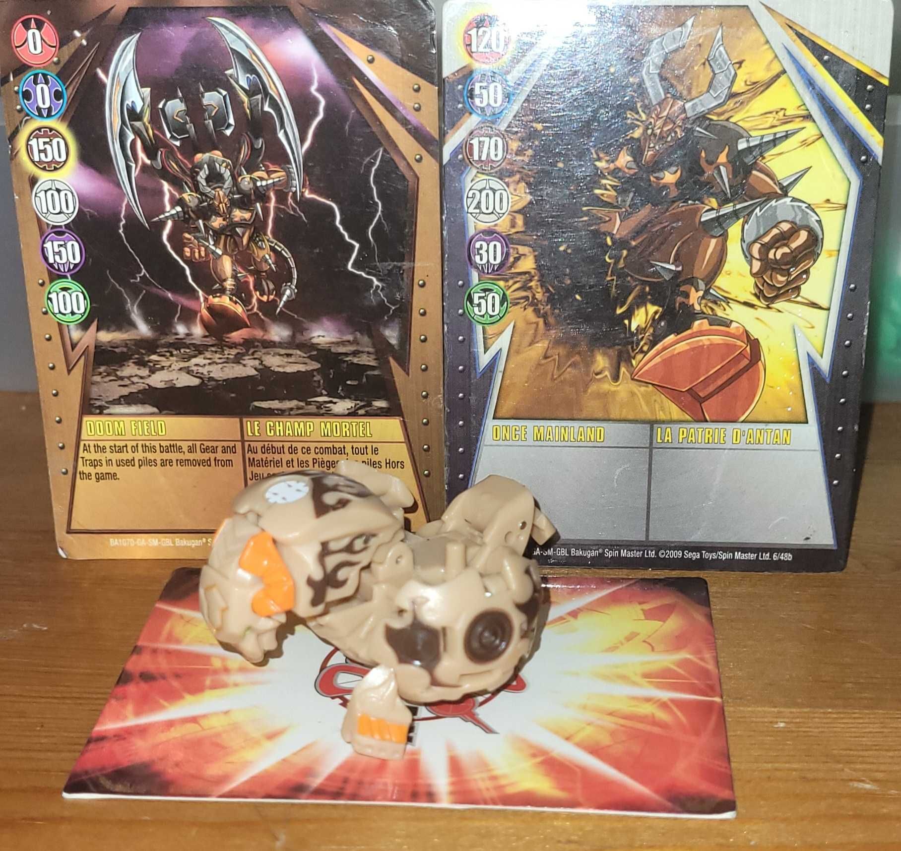 Bakugan Sabator & Chompixx + 2 magnetyczne karty