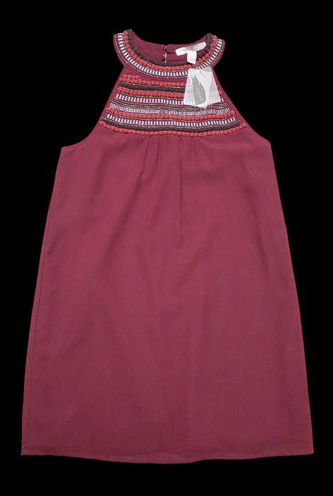 Bordowa sukienka FOREVER21, R. M