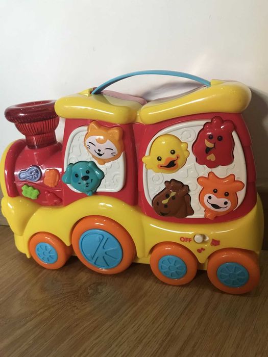 Comboio com sons de animais