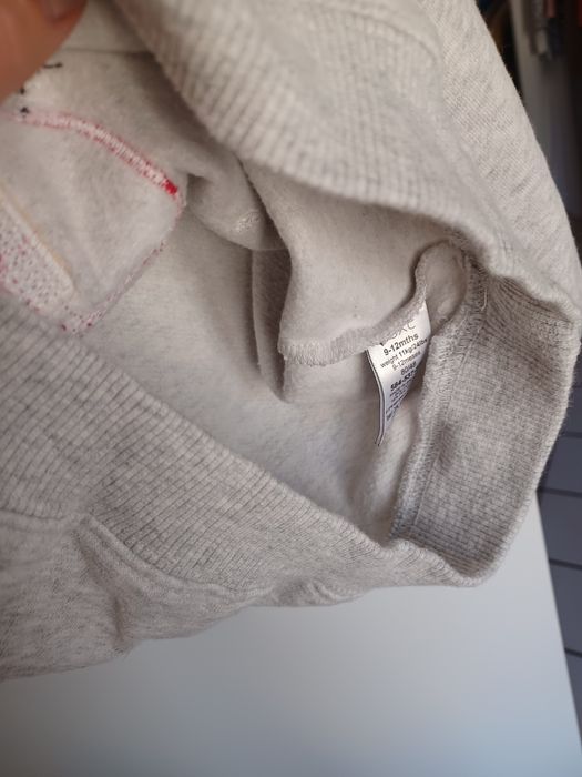 Bluza Next ocieplana r74-80