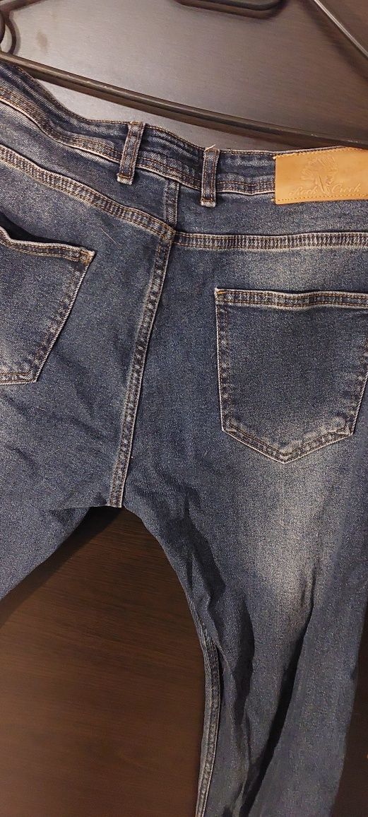 Spodnie jeans duże  vintage rozmiar L
