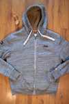Bluza Superdry Orange Label r. XL szara męska z kapturem ocieplana