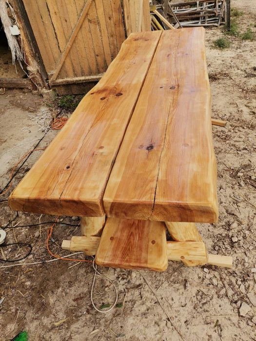 Meble ogrodowe biesiadne góralski