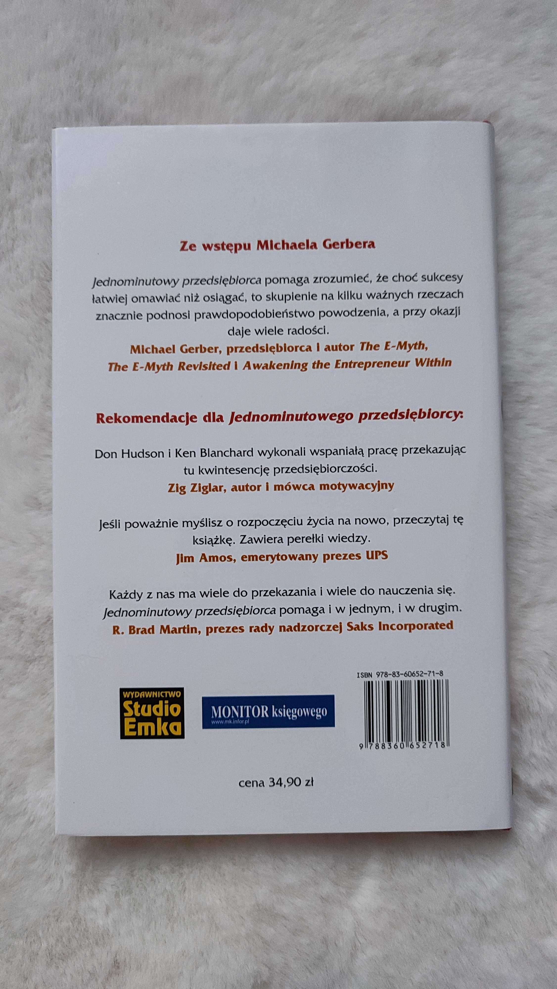 Nowa książka Dziesięciominutowy przedsiębiorca ekonomiczna, biznesowa