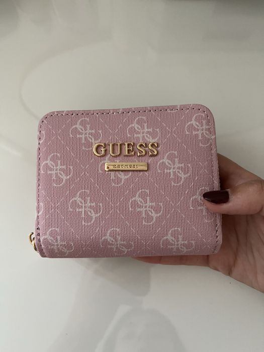Carteira guess rosa