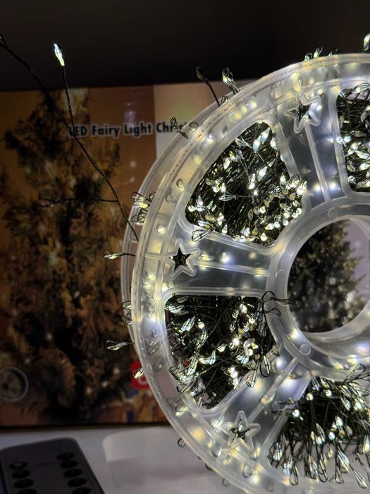 Новорічний декор. Гірлянда мішура, хвойна лапа. Гирлянда для ёлки