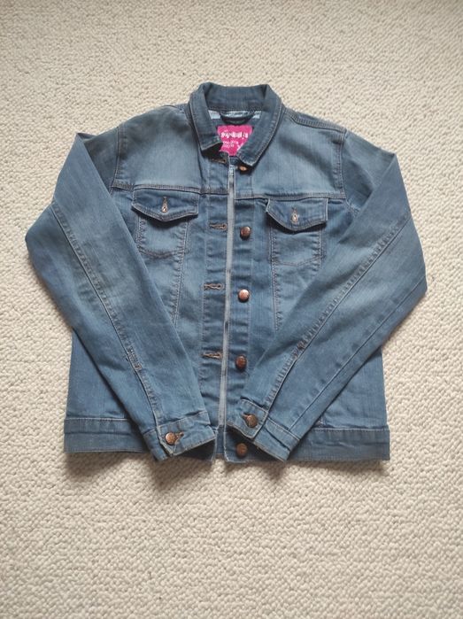 Kurtka jeansowa dziewczęca 158