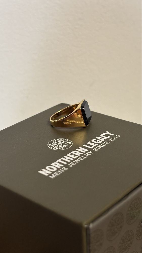 Anel Dourado Homem Northern Legacy