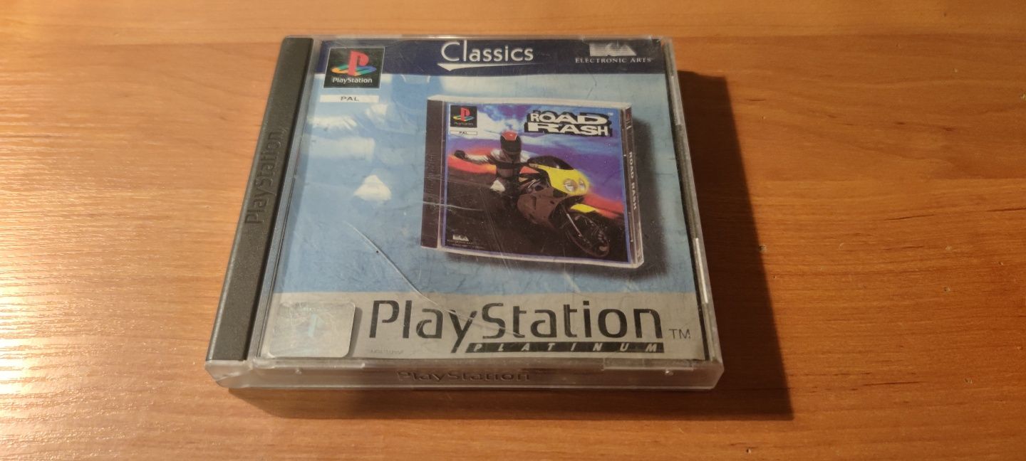 Gra na PS1 Road Rash