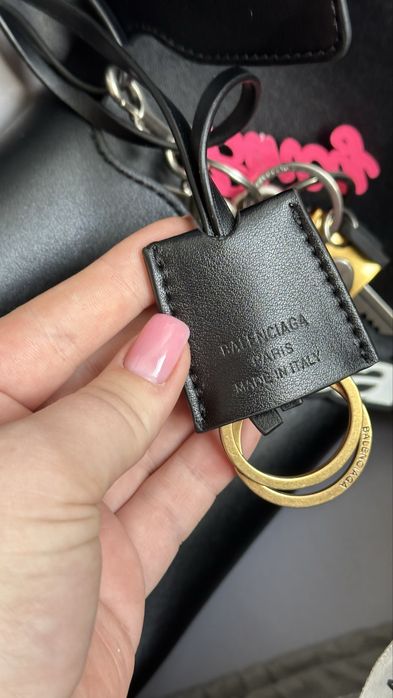 Сумка Balenciaga BelAir преміум натуральна шкіра брелок у подарунок