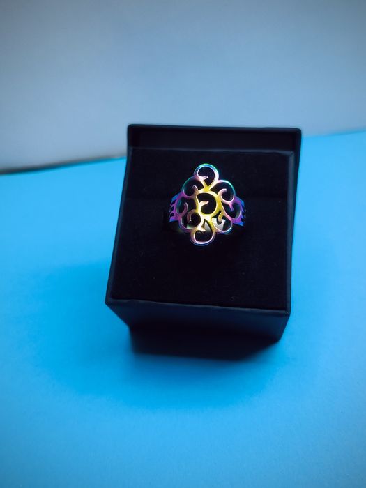 Anel multicolorido em Aço Inoxidável