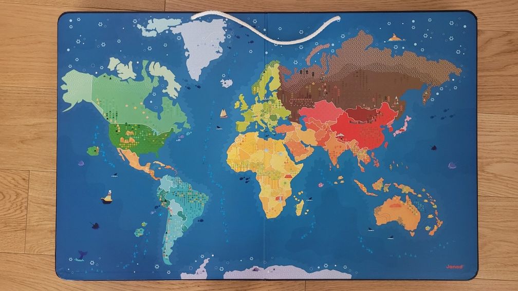 Janod magnetyczna Mapa Świata
