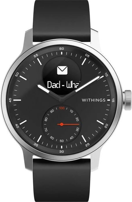 smartwatch withings scanwatch czarny 38 mm uszkodzony opis