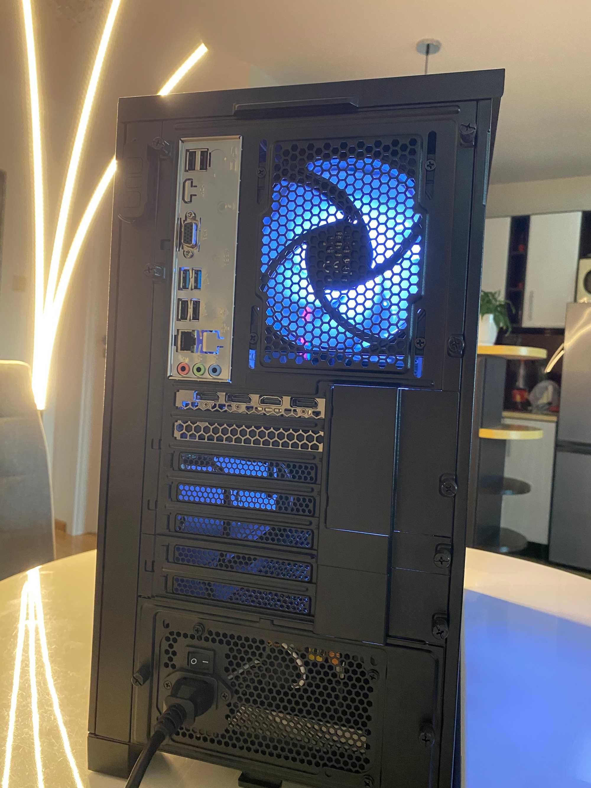 Nowy Komputer Gamingowy RTX 4060 Ryzen 5 5600 DDR4 16GB SSD M.2 500GB