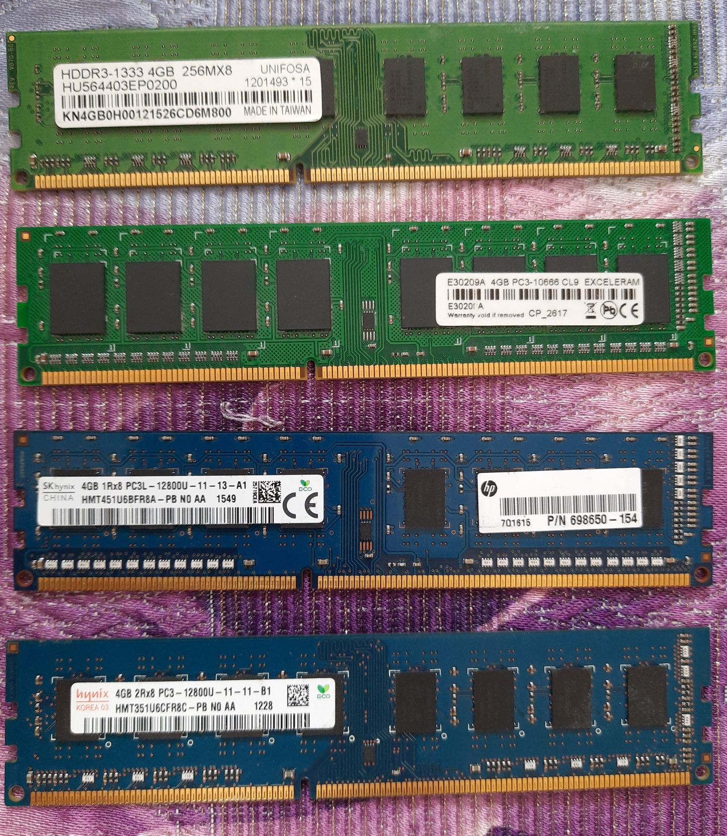 Память DDR3 4GB для компьютера и ноутбука