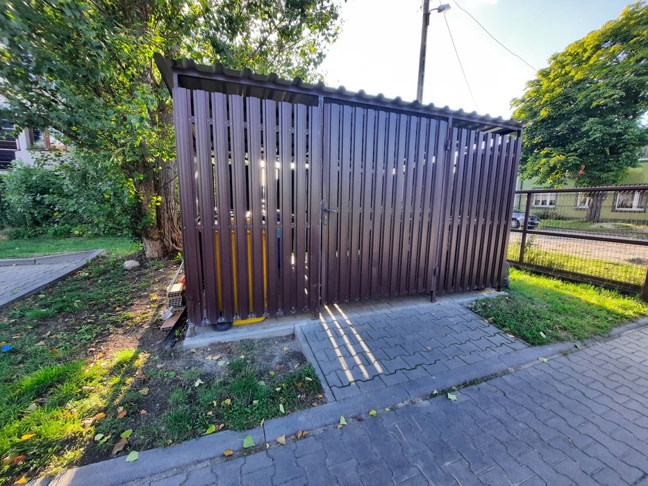 Wiata śmietnikowa, pergola, domek narzędziowy 3x4 metry