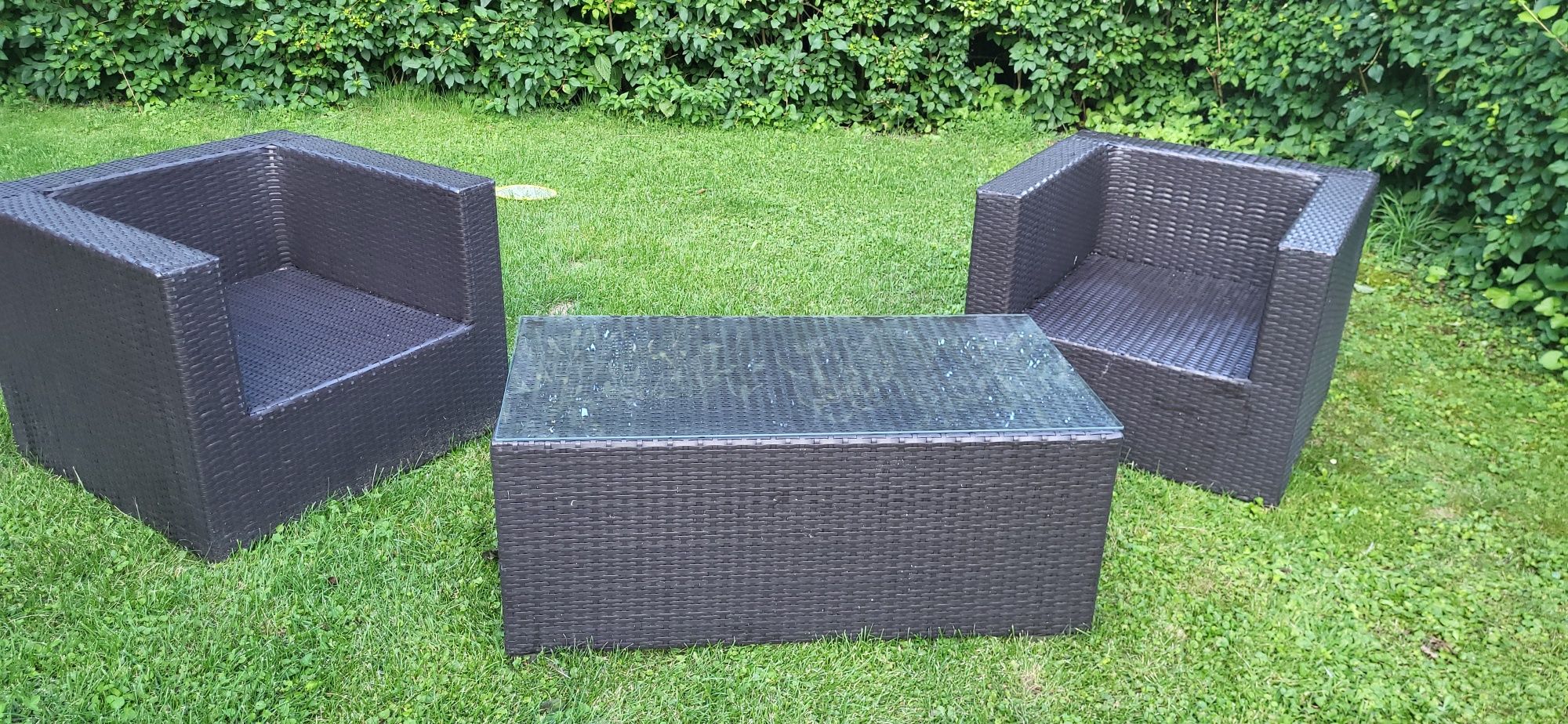 Komplet mebli rattanowych