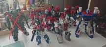 Roboty jak Transformers - różne marki, zestaw