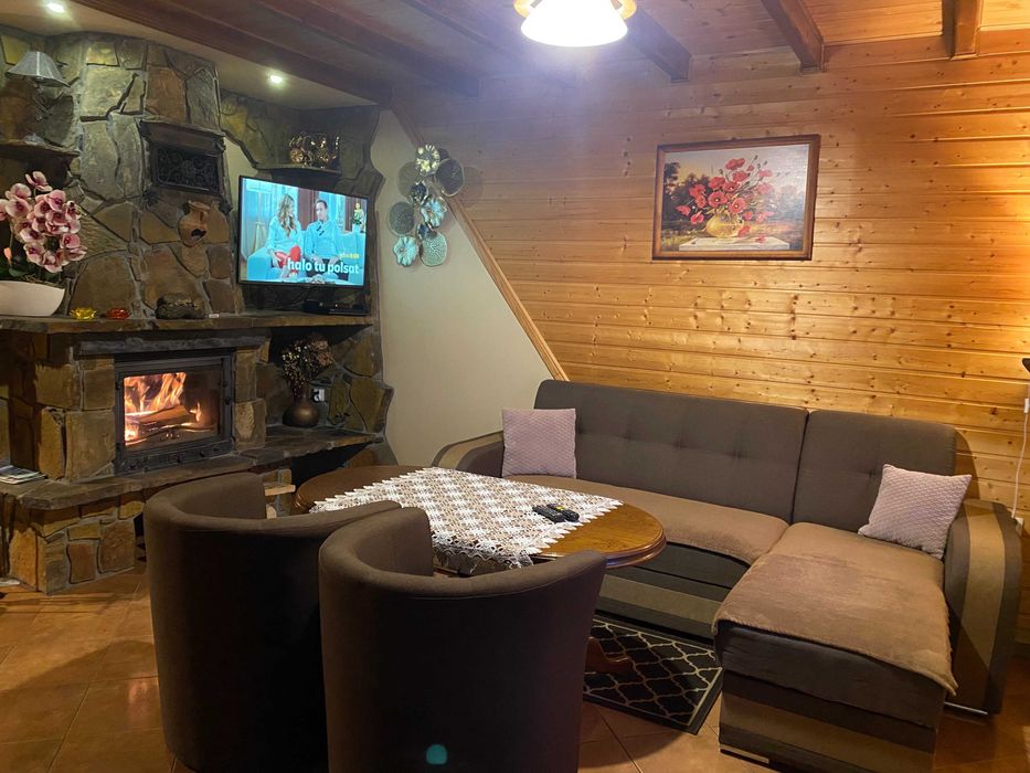 Bieszczady -Domki Nad Rozlewiskiem kominek + grzejniki BALIGRÓD