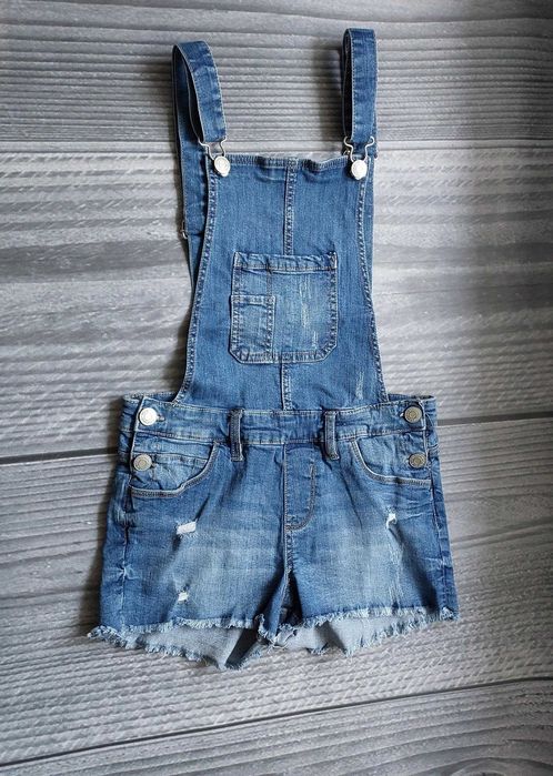 Terranova ogrodniczki spodenki r. XS kombinezon jeans