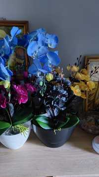 Nowe storczyki pięcio-pędowe sztuczne kwiaty storczyk