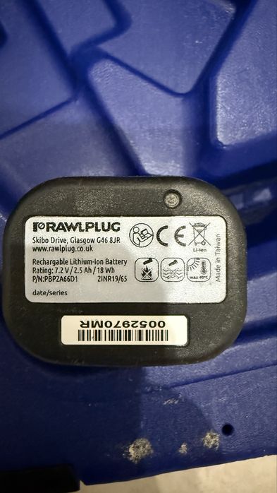 Osadzak do betonu Rawlplug R-RAWL-SC40II + 3000 gwoździ 22mm