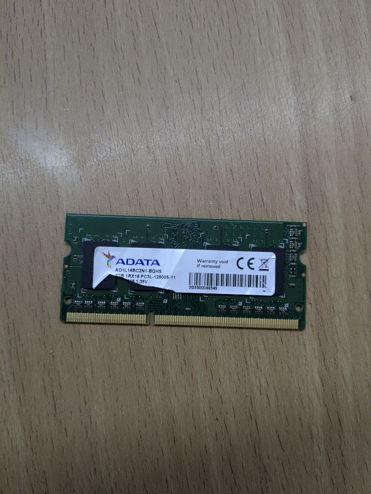 ADATA Оперативна пам'ять для ноутбука 2 гб  ddr3
