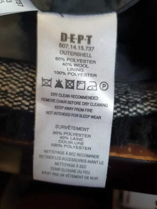 Piękny żakiet marynarka wełna Dept S