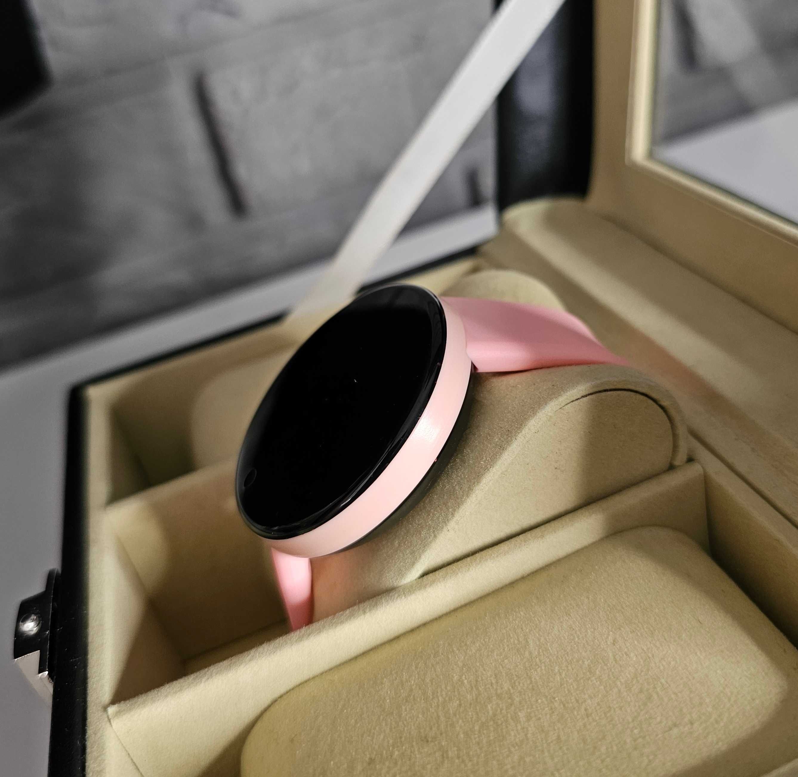 Zegarek Smartwatch smart opaska smart okrągła koperta różowy pink