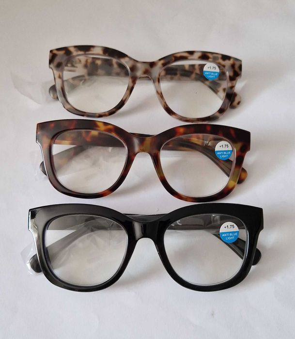 Gotowe okulary korekcyjne, +1,75, nowe, 3 kolory