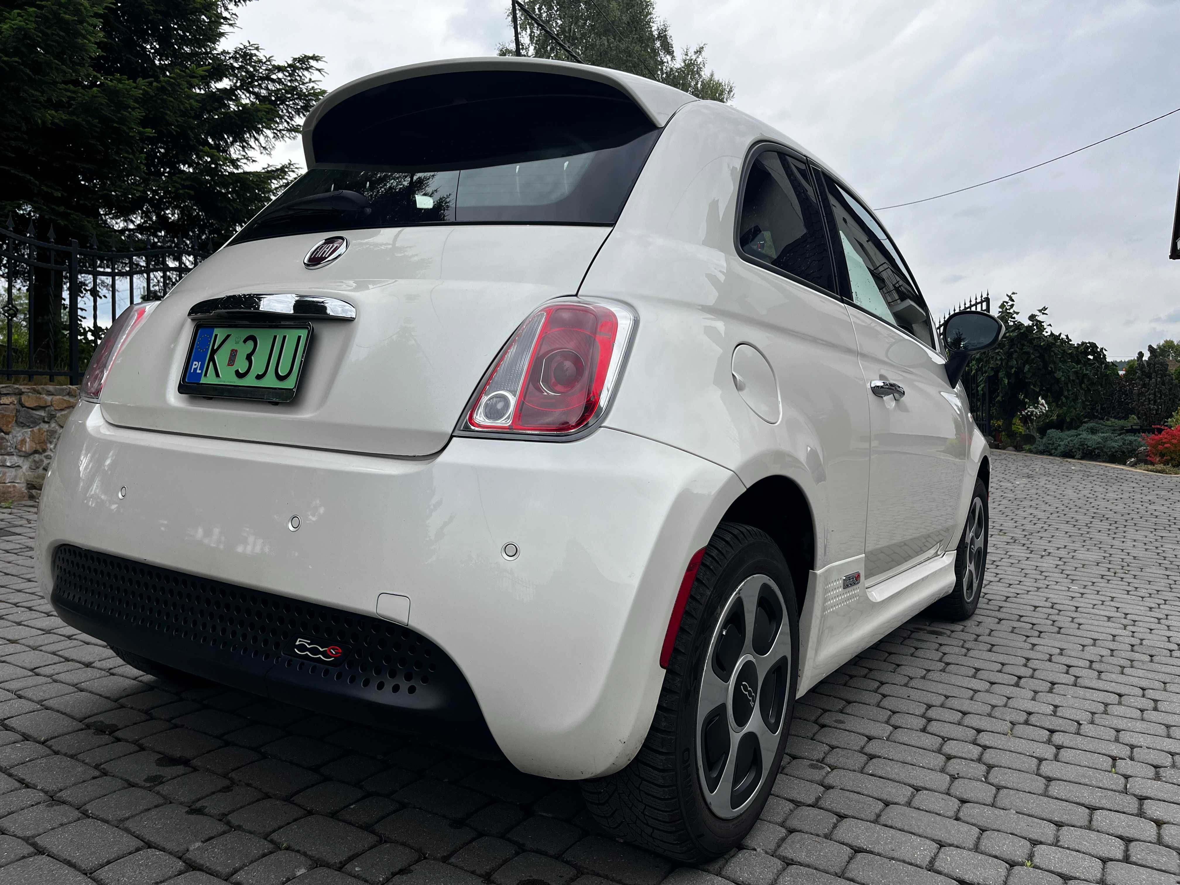 Fiat 500e Elektryczny | Biała Perła | Klimatyzacja | Mocna Bateria |