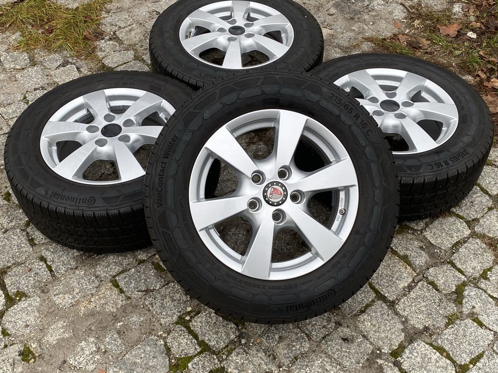Koła alufelgi 5x120 Vw t5 t6 t6.1 Opony 215/65 r16 C zima