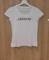 Armani Exchange świetna bluzeczka haft 34 XS