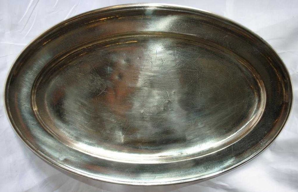 Блюдо велике під рибу, важкий товстостінний піднос norblin, царизм.